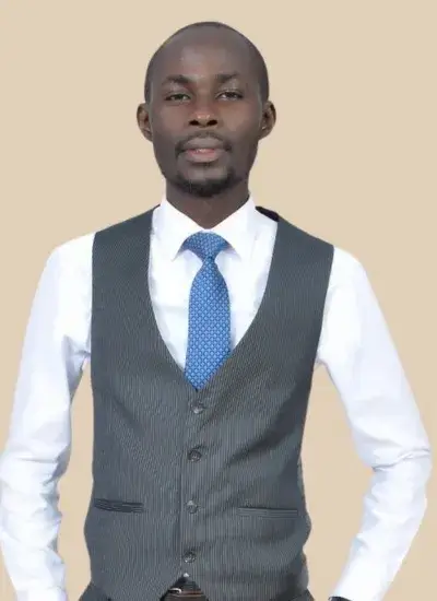 A picture Rodgers aballah managing partner at Otieno Aballah Advocates